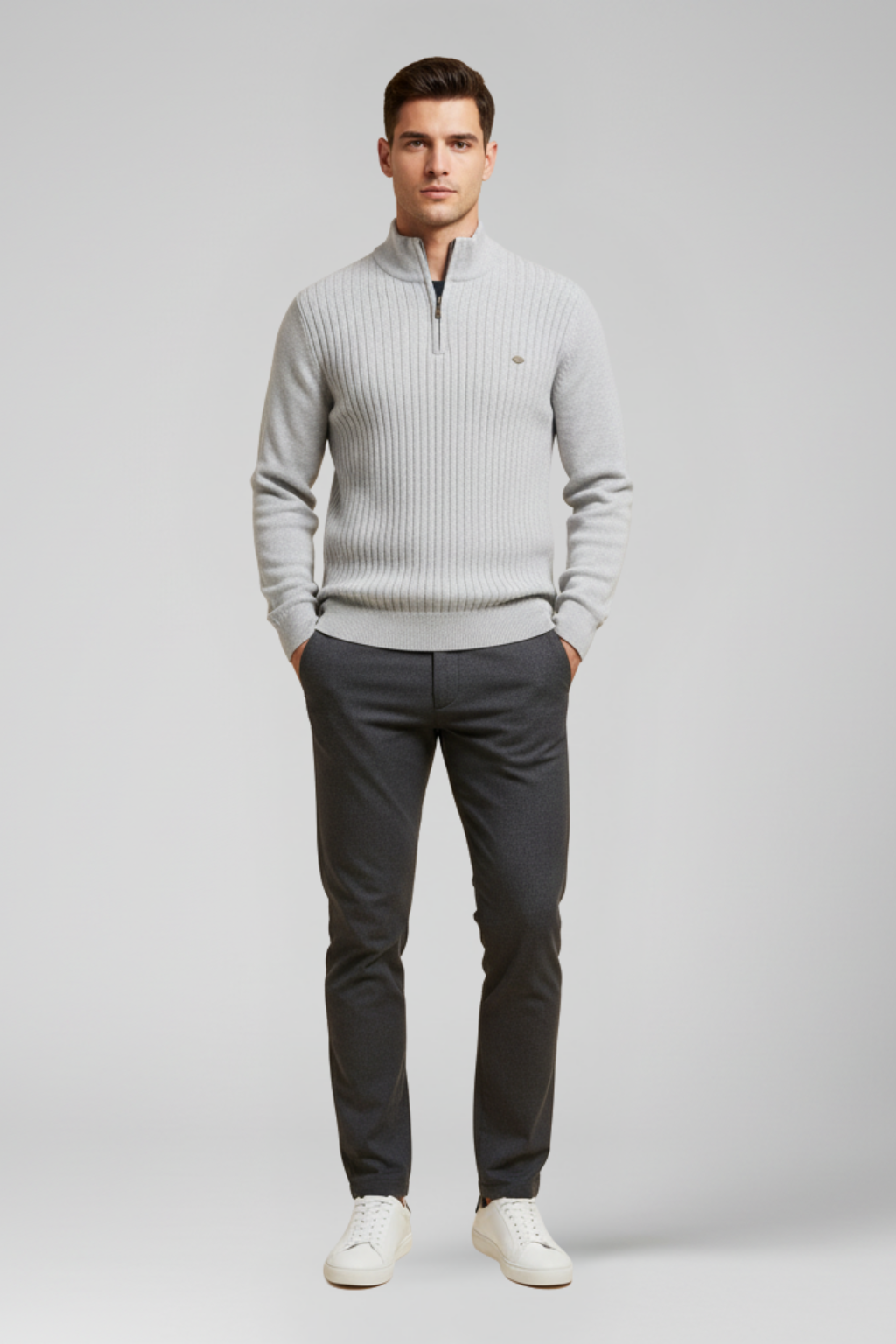 Men’s Classic Fit Half-Zip Sweater