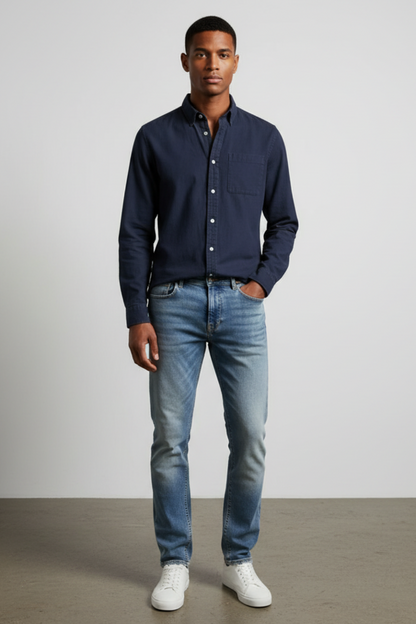 Men’s Long-Sleeve Button-Up Shirt