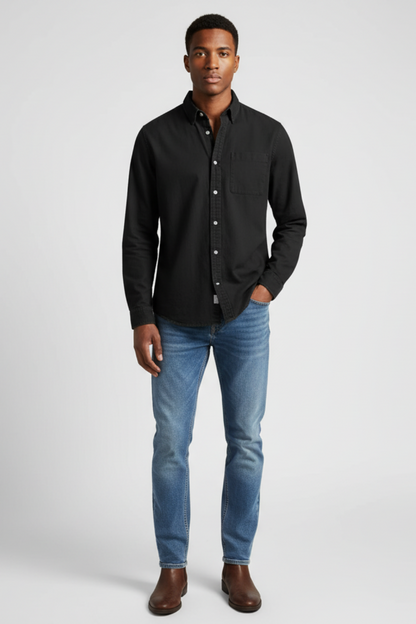 Men’s Long-Sleeve Button-Up Shirt