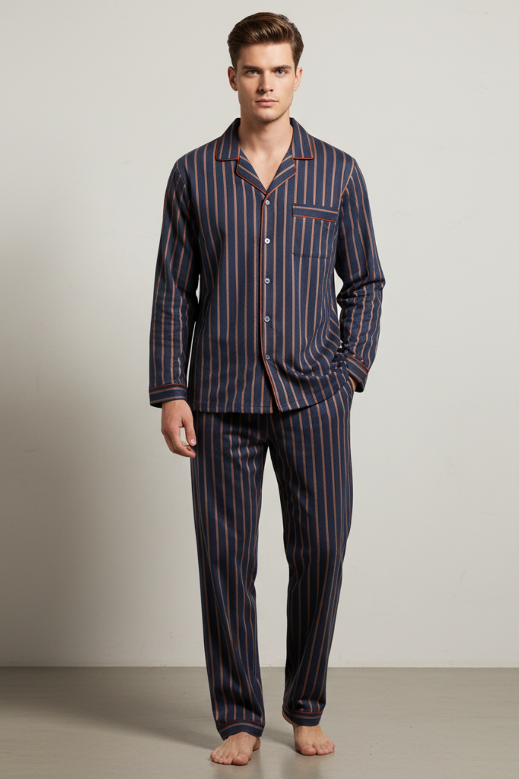 Men’s Long Sleeve Pajama Set