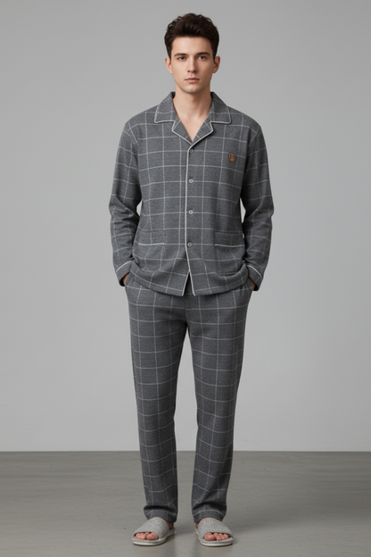 Men’s Long Sleeve Pajama Set