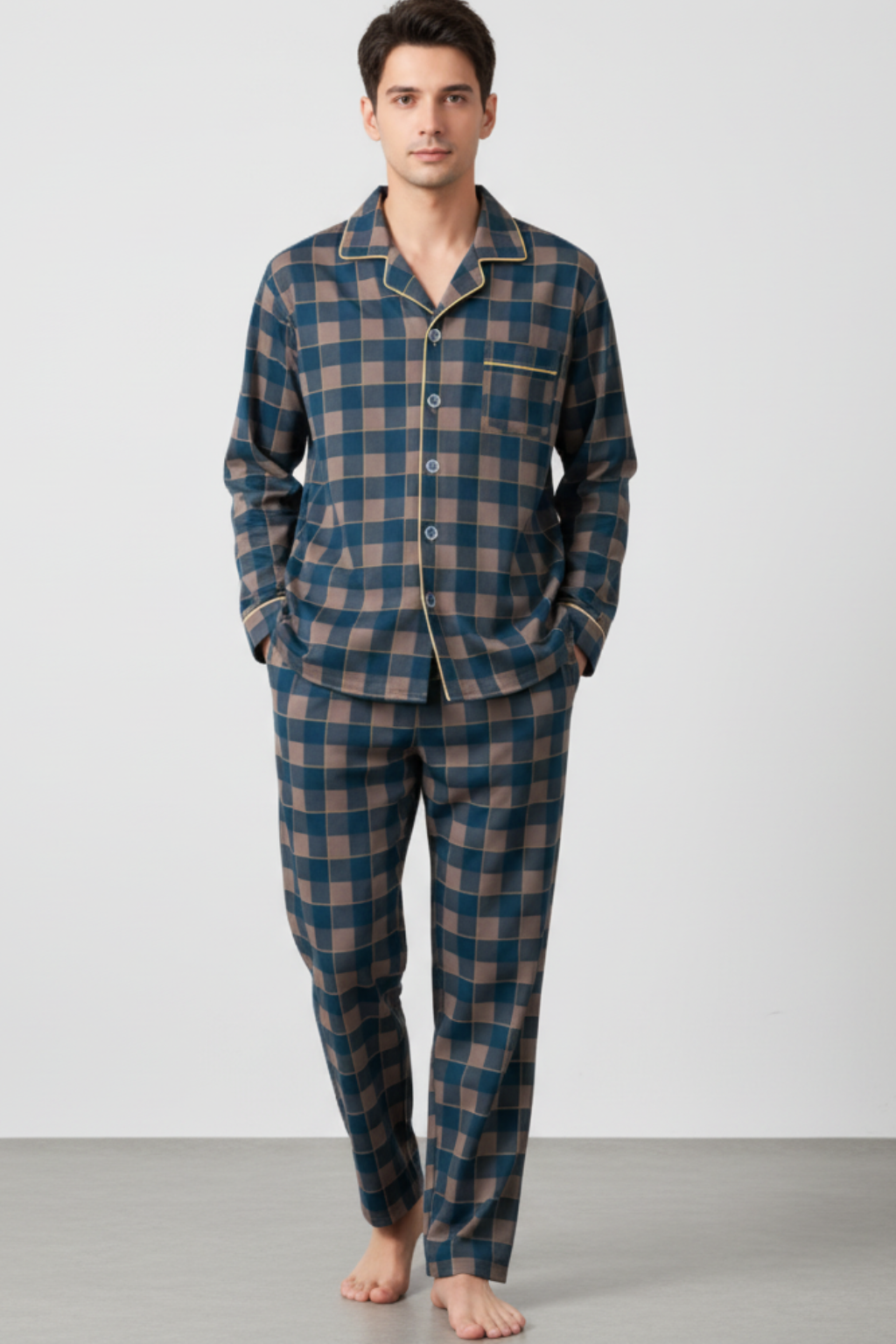 Men’s Long Sleeve Pajama Set