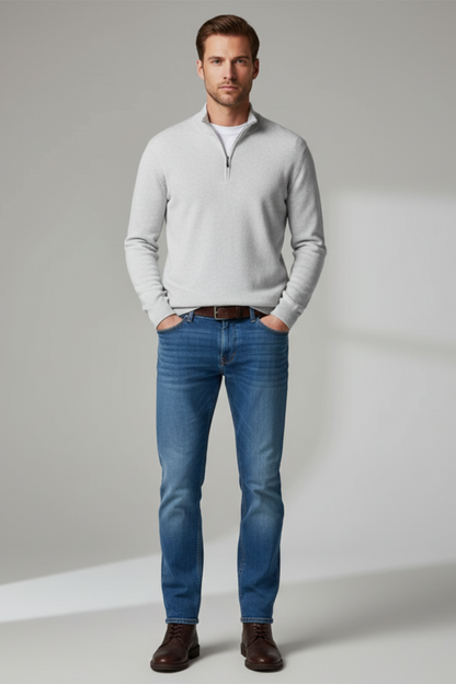 Men’s Merino Wool V-Neck Sweater