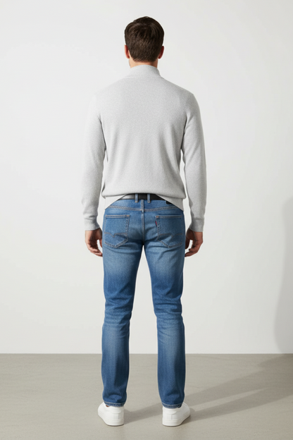 Men’s Merino Wool V-Neck Sweater