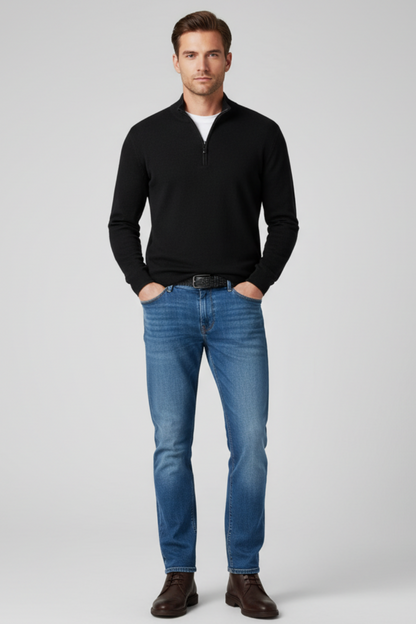 Men’s Merino Wool V-Neck Sweater