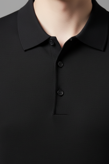 Men’s Refined Knit Polo Shirt