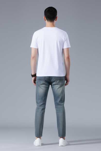 Men’s Slim Fit Ankle-Length Jeans