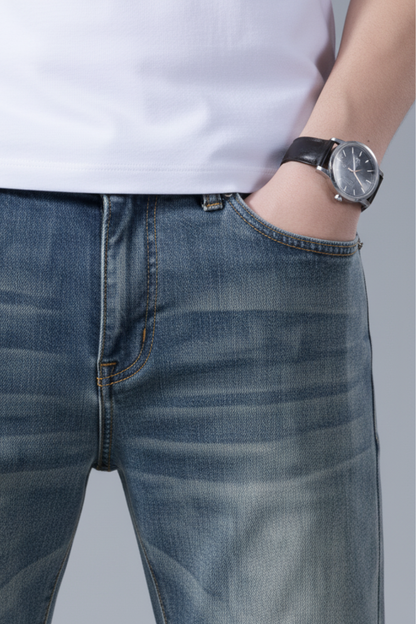 Men’s Slim Fit Ankle-Length Jeans