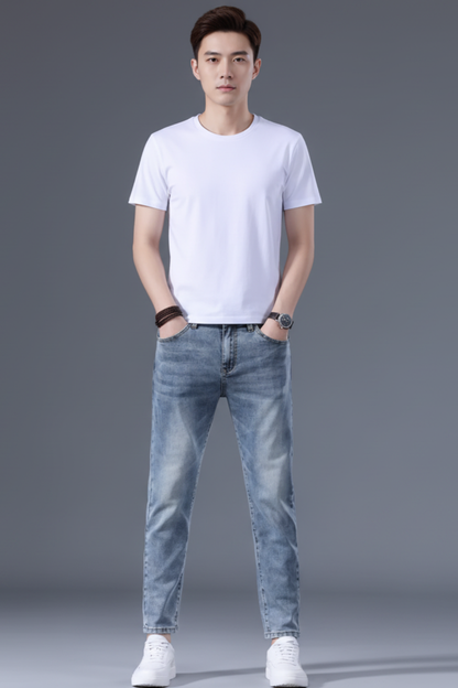 Men’s Slim Fit Ankle-Length Jeans