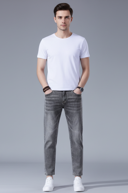 Men’s Slim Fit Ankle-Length Jeans