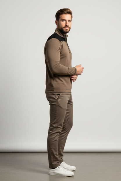 Men’s Slim Fit Half Zip Pullover