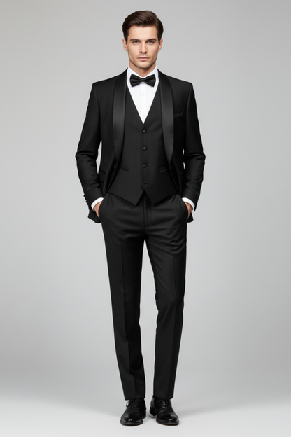 Men’s Tuxedo Three-Piece Suit