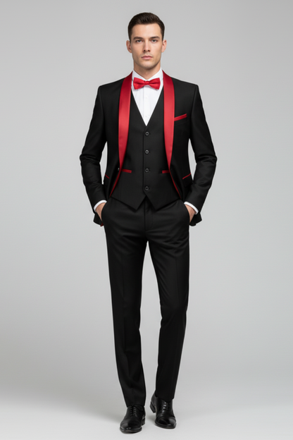 Men’s Tuxedo Three-Piece Suit