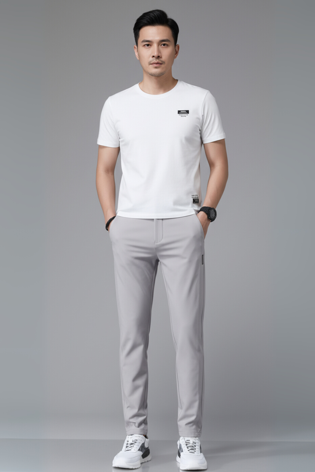 Men’s Ultra-Thin Slim Straight Pants