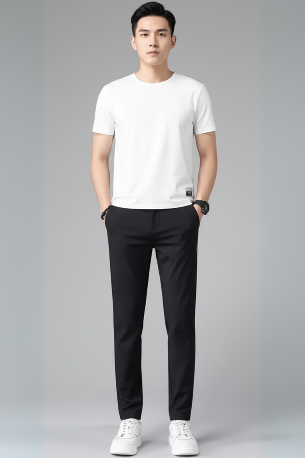 Men’s Ultra-Thin Slim Straight Pants