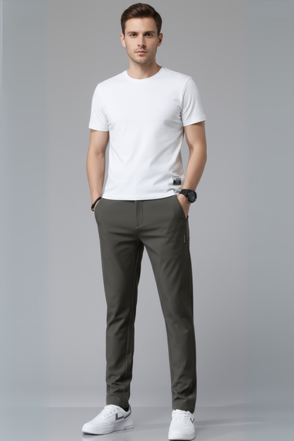 Men’s Ultra-Thin Slim Straight Pants