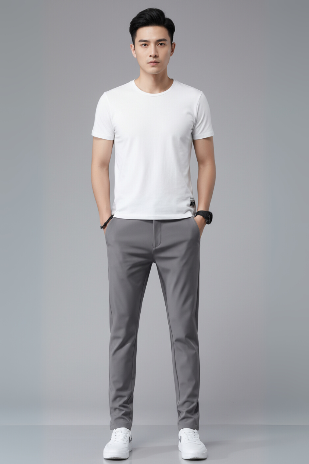 Men’s Ultra-Thin Slim Straight Pants