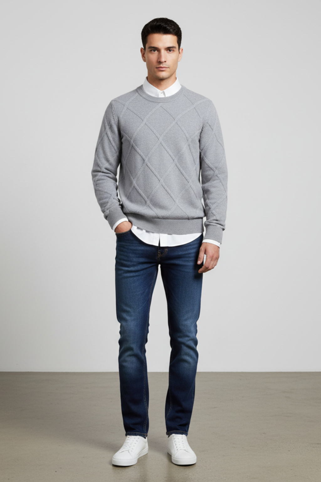 Men’s Wool Blend Sweater