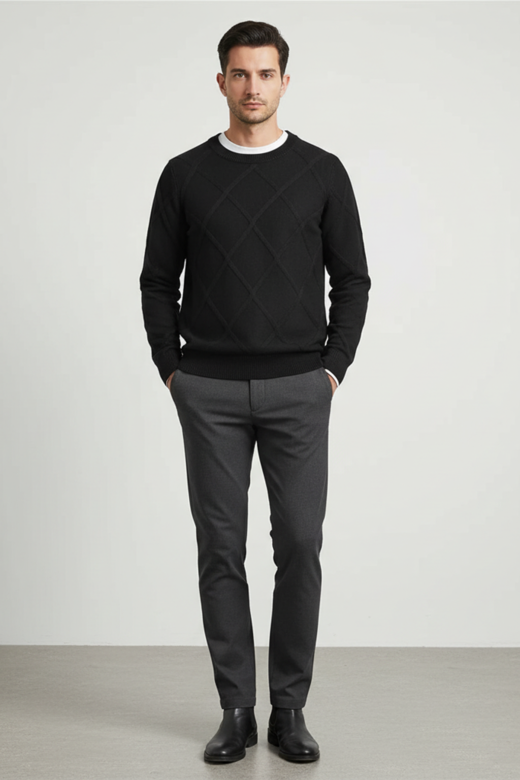 Men’s Wool Blend Sweater