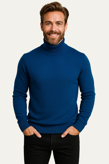 Men’s Classic Ribbed Turtleneck Knitwear