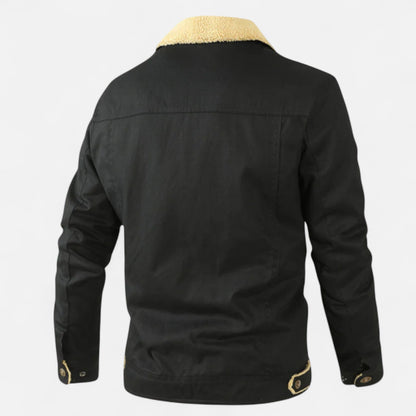 Men’s Sherpa-Collar Bomber Jacket
