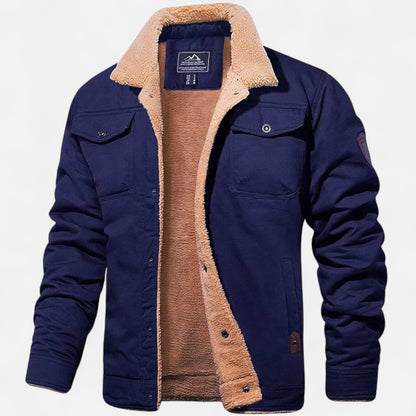 Men’s Sherpa-Collar Bomber Jacket