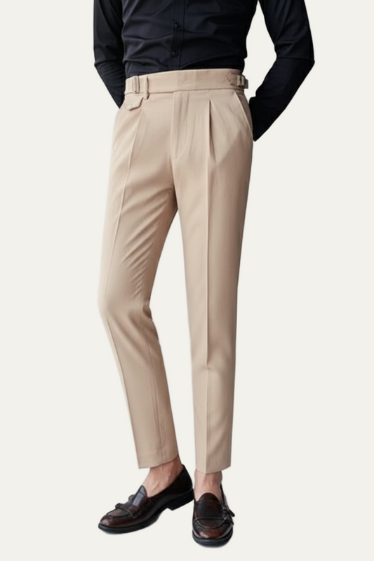 Men’s Tailored Cropped Dress Trousers