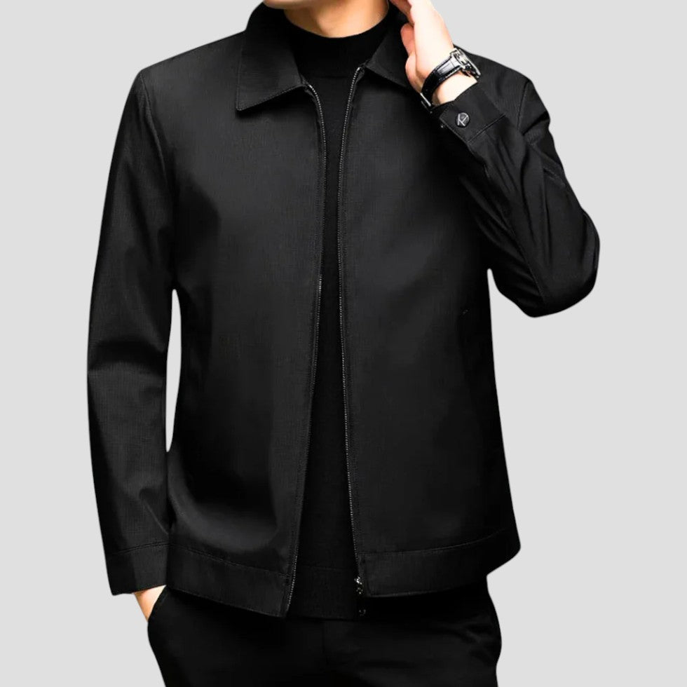 Men’s Minimalist Structured Zip Jacket