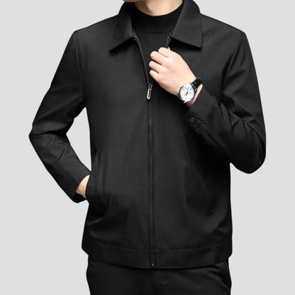 Men’s Minimalist Structured Zip Jacket