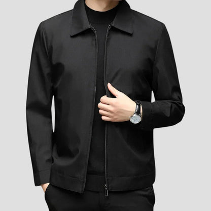 Men’s Minimalist Structured Zip Jacket