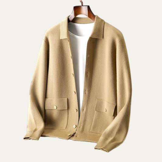 Men’s Casual Knit Shirt Jacket