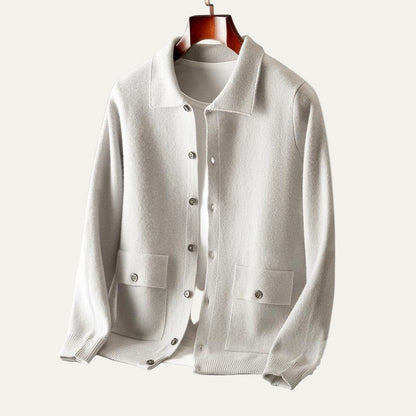 Men’s Casual Knit Shirt Jacket