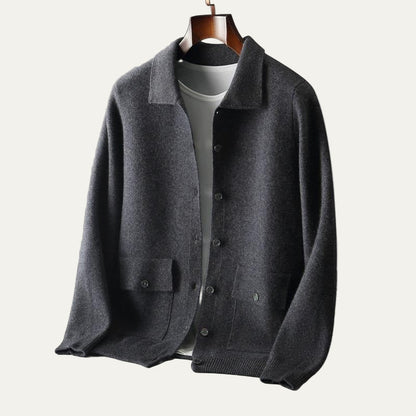 Men’s Casual Knit Shirt Jacket