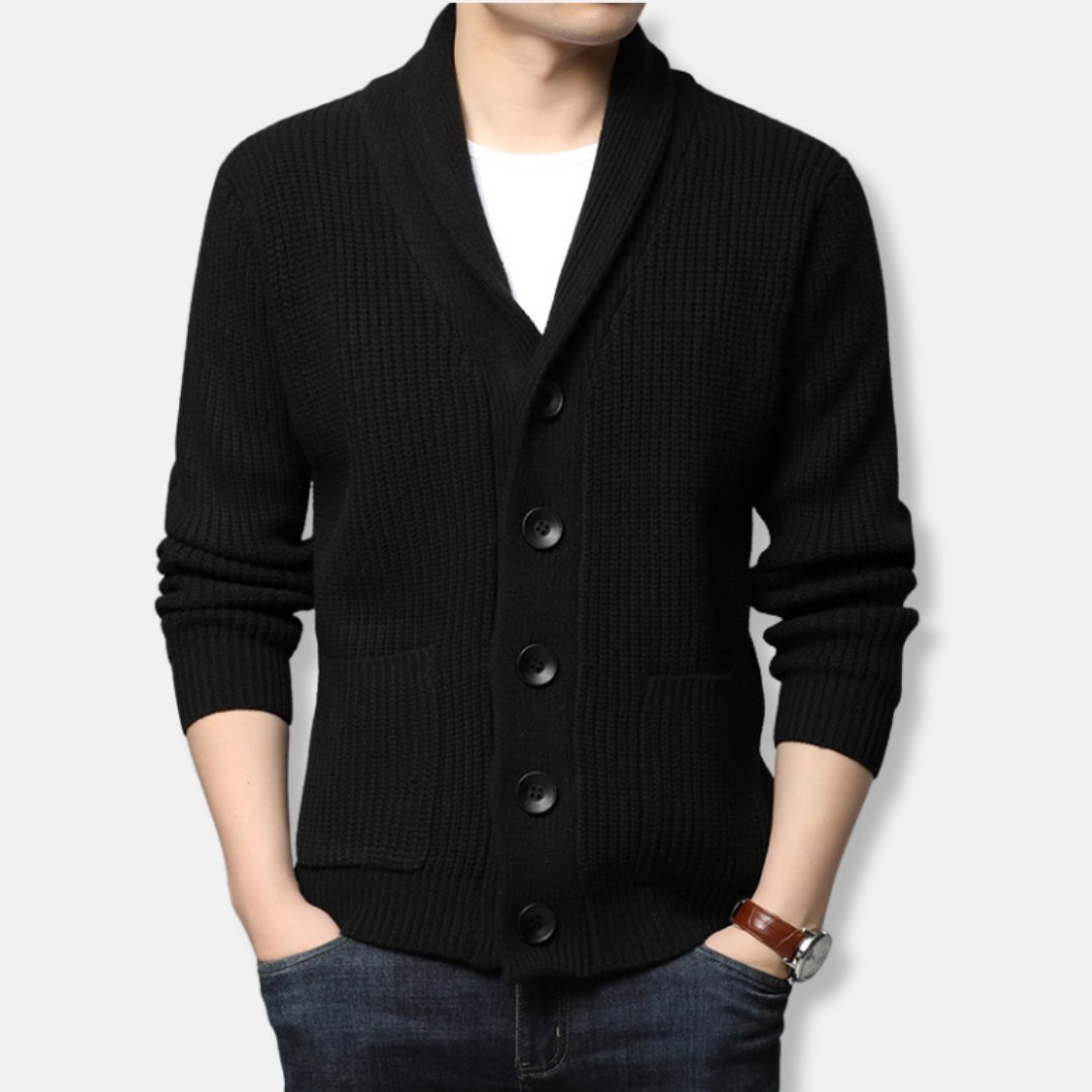 Men’s Chunky Knit Cardigan