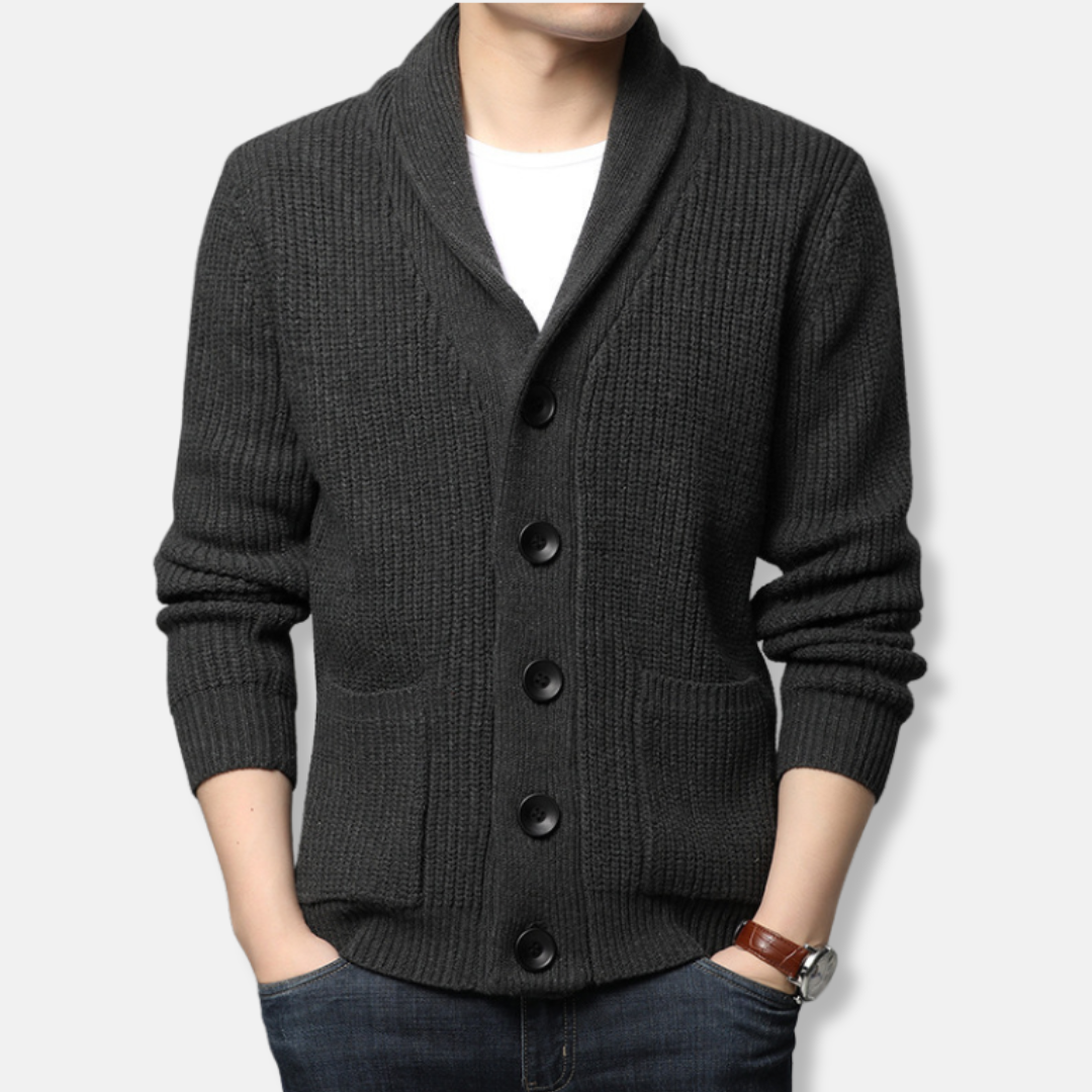 Men’s Chunky Knit Cardigan