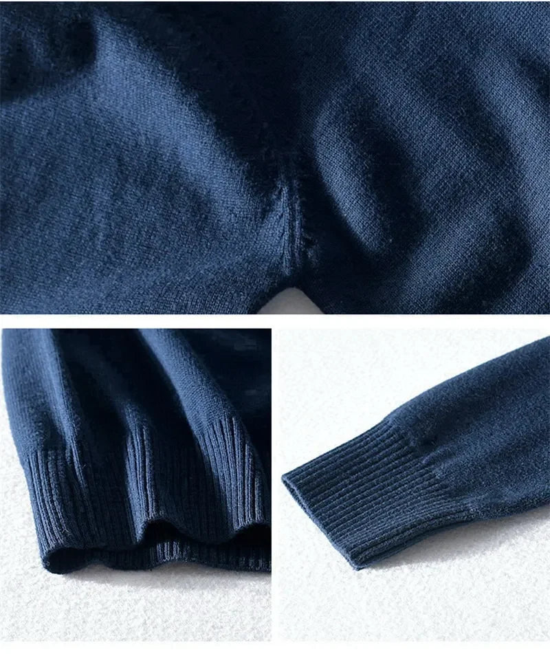 Men’s Textured Zip-Up Cardigan