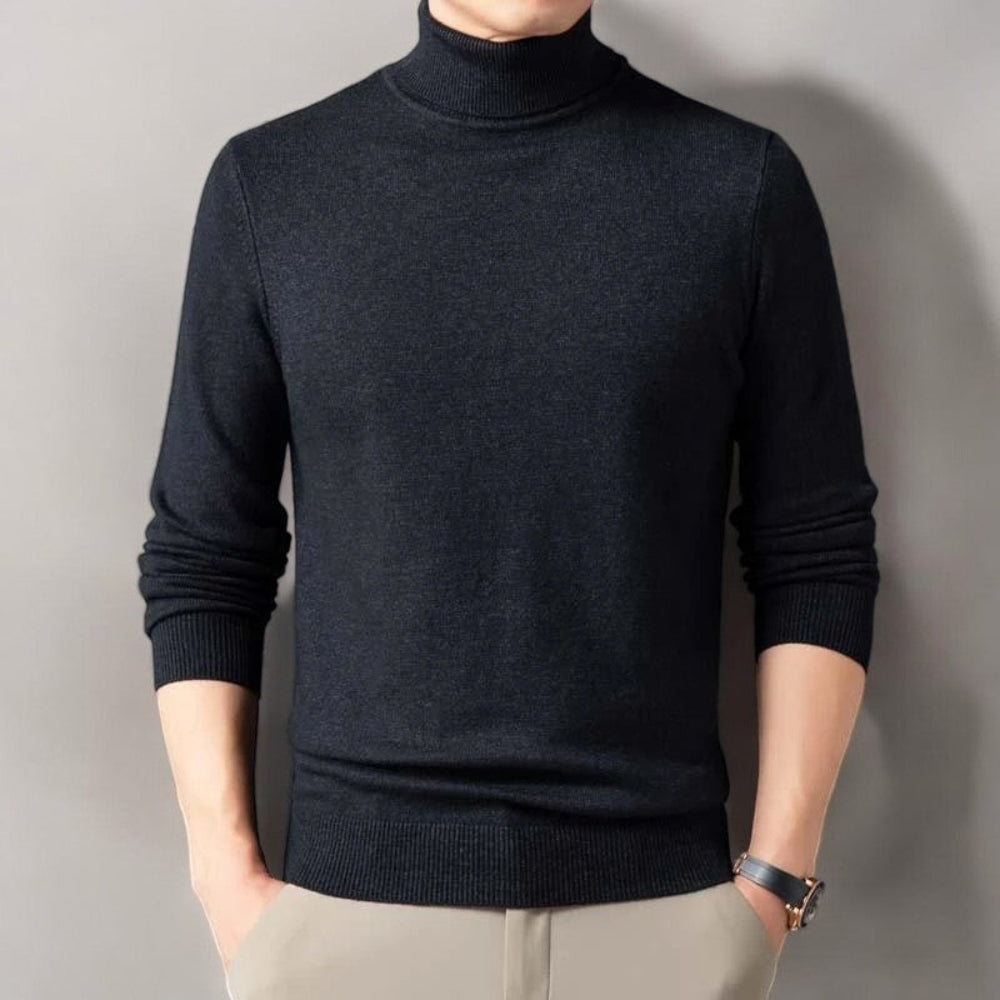 Luxurious Mens Crew Neck Warm Sweater - BritishElegance
