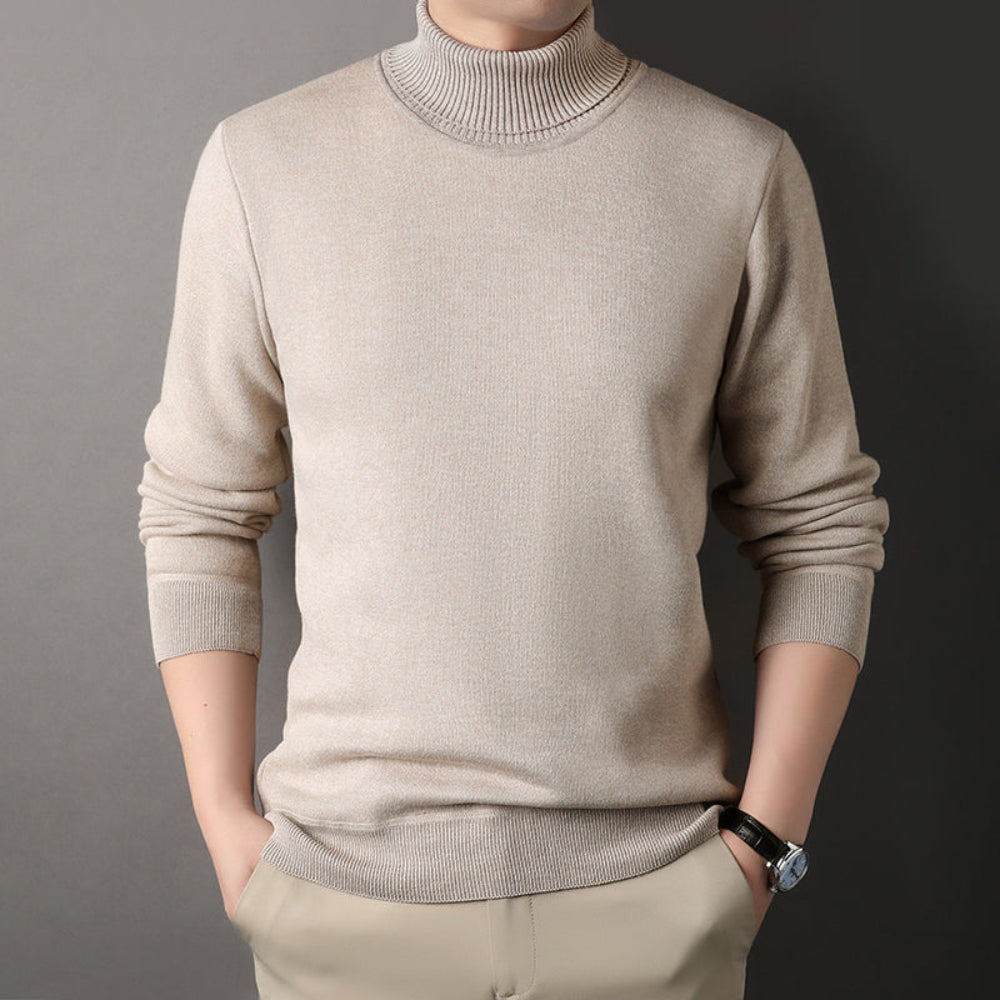 Luxurious Mens Crew Neck Warm Sweater