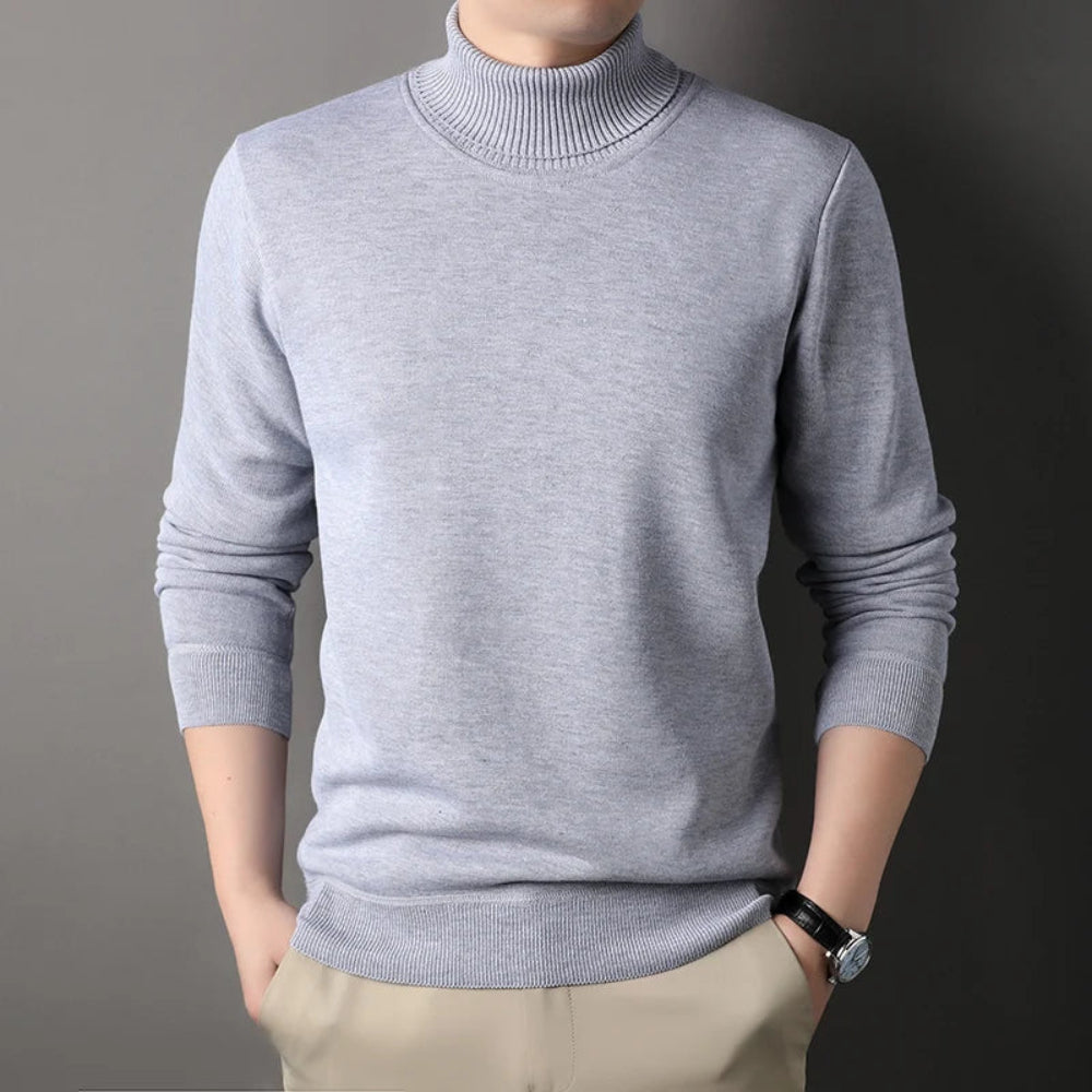 Luxurious Mens Crew Neck Warm Sweater