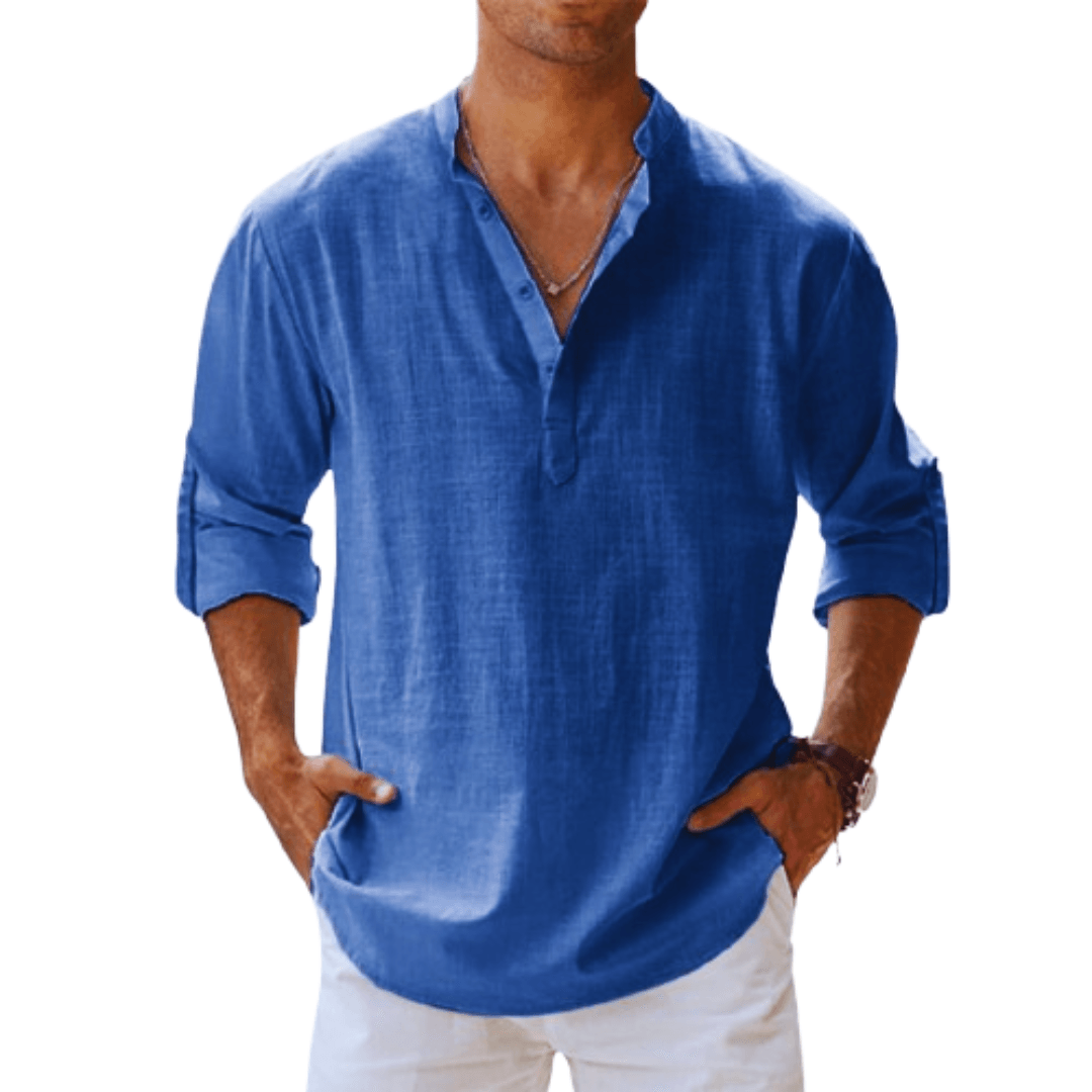 Classic Fit Men's Long Sleeve Shirt - BritishElegance