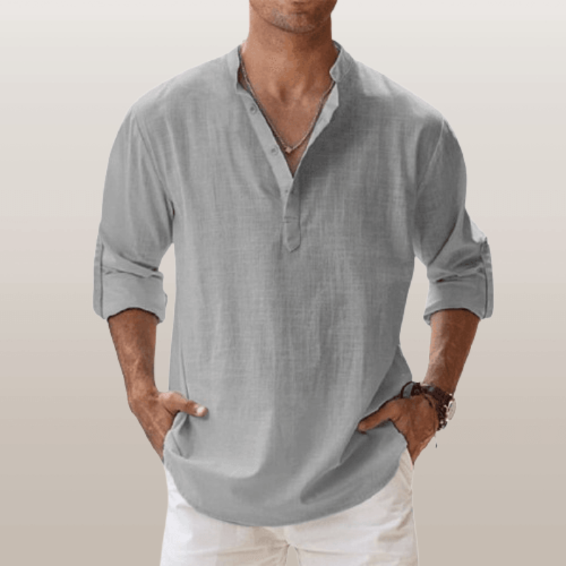 Classic Fit Men's Long Sleeve Shirt
