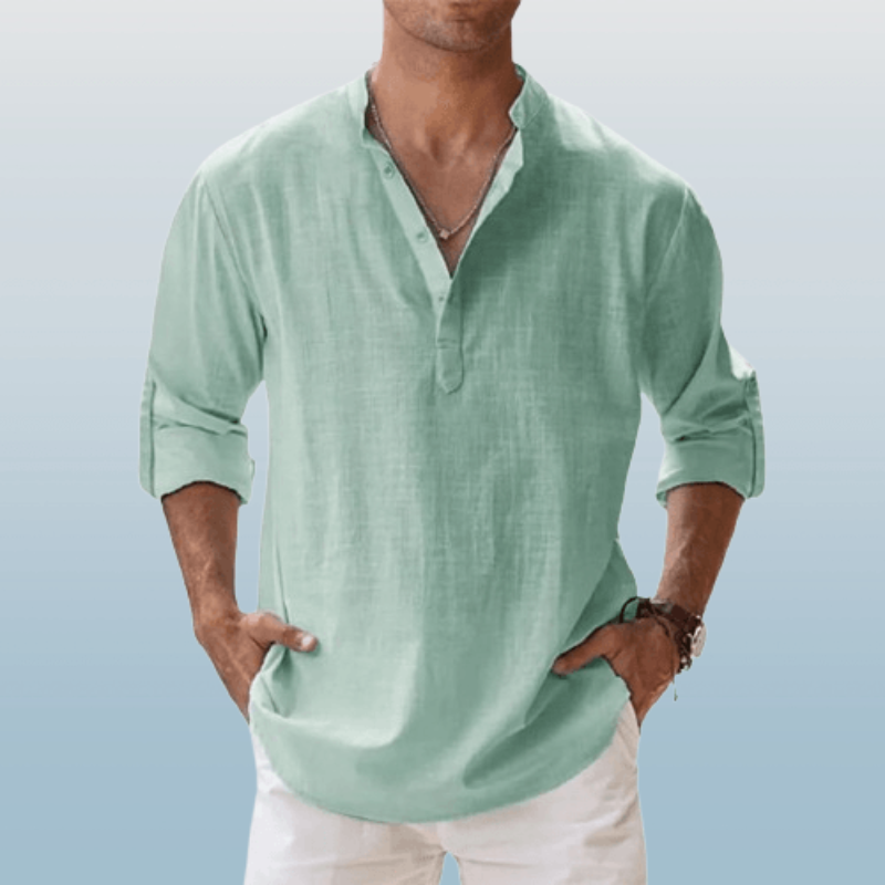 Classic Fit Men's Long Sleeve Shirt
