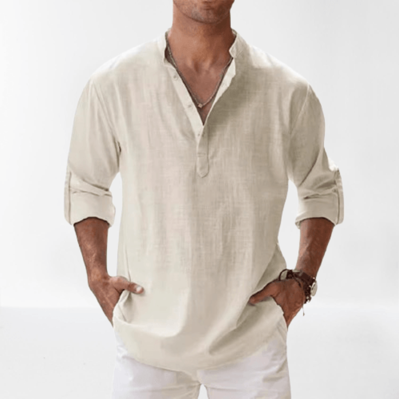 Classic Fit Men's Long Sleeve Shirt