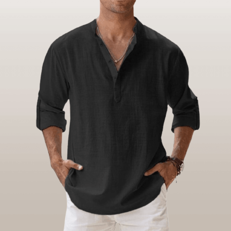 Classic Fit Men's Long Sleeve Shirt