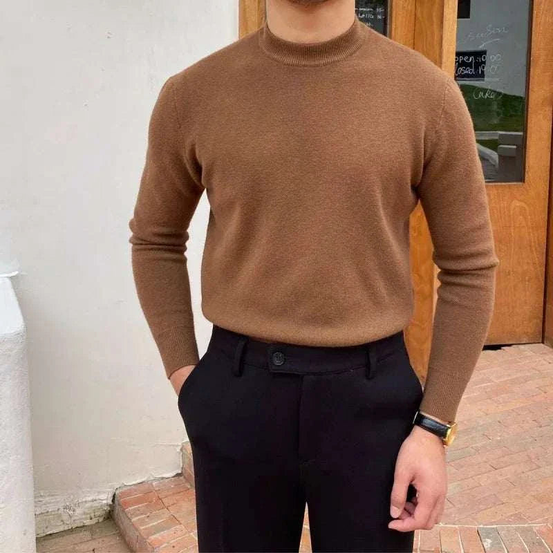 Michael | Men's Slim Fit Elegant Knit Sweater