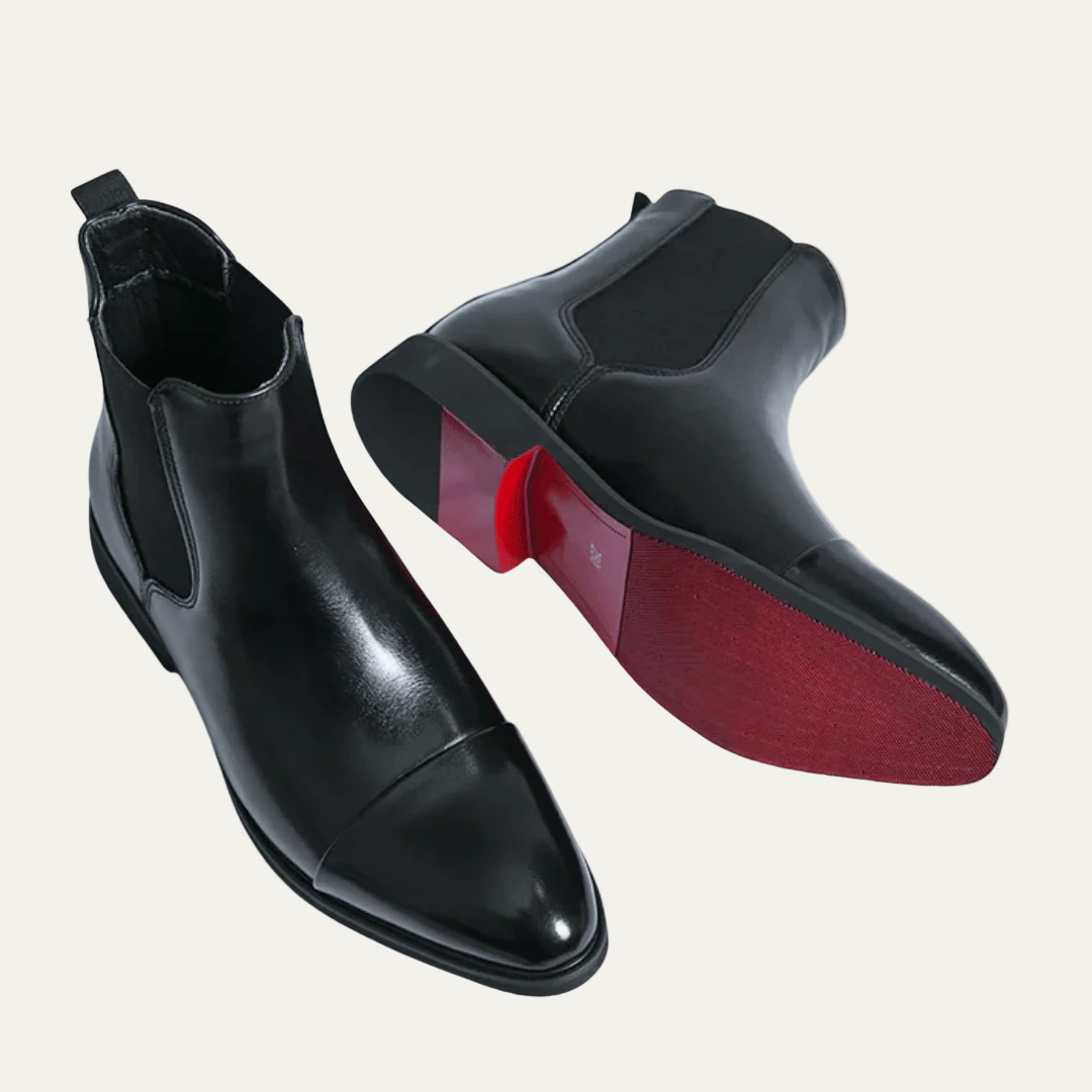 Men’s Smart Polished Leather Chelsea Boots