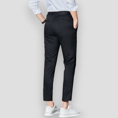 Men's Chino Trousers Stretchy Slim Fit Casual Pants