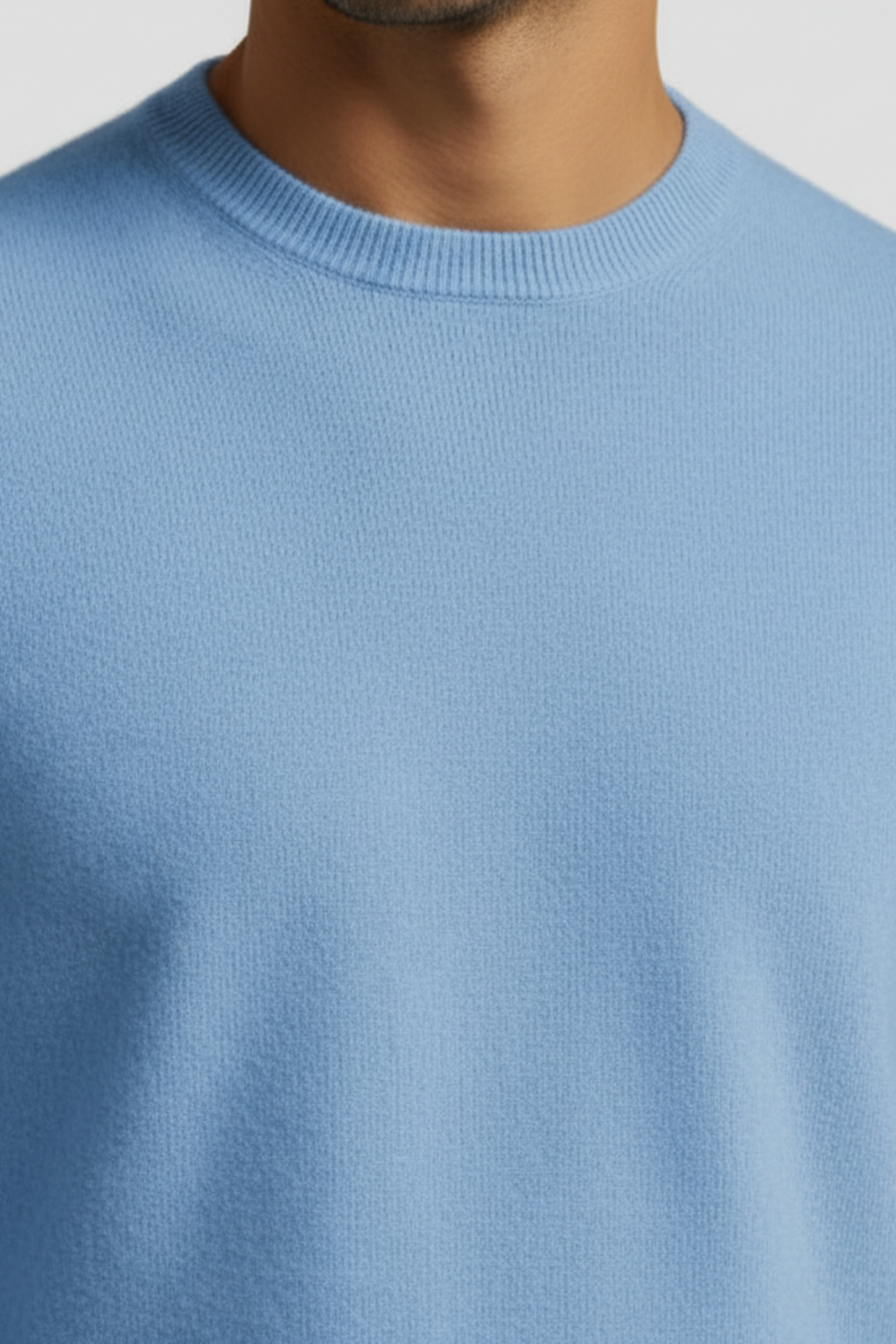 Men’s Fine Knit Classic Crew Neck Sweater