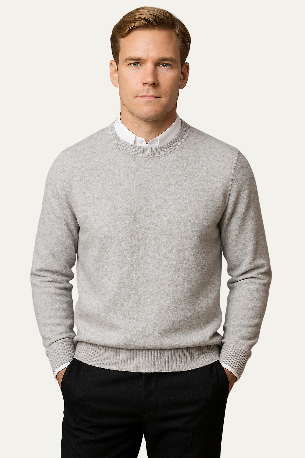 Men’s Refined Knit Crewneck Pullover