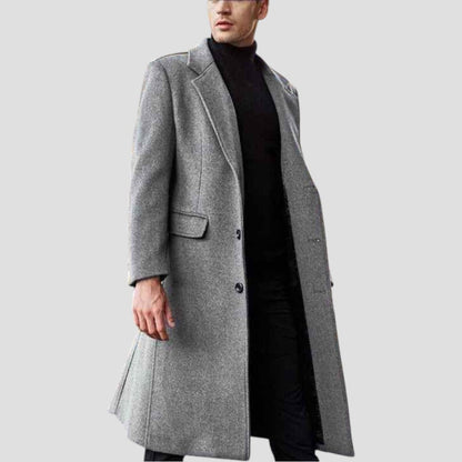 Men’s Sophisticated Double-Breasted Overcoat